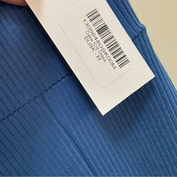 Reformation Cassi Blue Midi Dress NWT - Picture 5 of 12